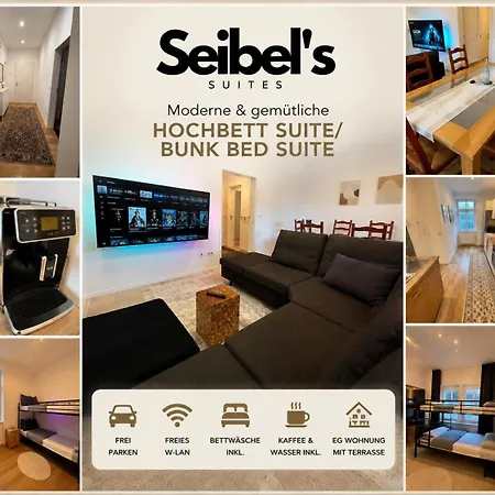 Апартаменты Seibel's - Comfort & New - Hochbett-suite - Bunk Bed Groundfloor